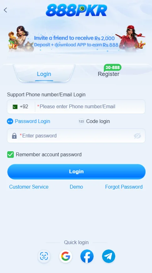 888PKR Login